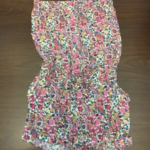 Cute pink floral romper